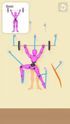 Posing Cut Marionette Puzzle android App screenshot 1