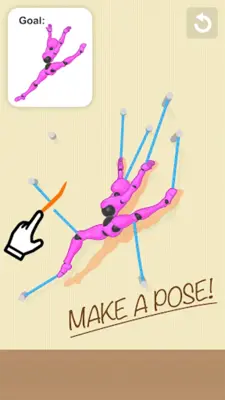 Posing Cut Marionette Puzzle android App screenshot 2